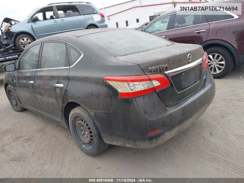 3N1AB7AP1DL716694 2013 Nissan Sentra Sv