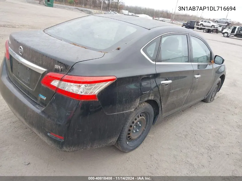 3N1AB7AP1DL716694 2013 Nissan Sentra Sv