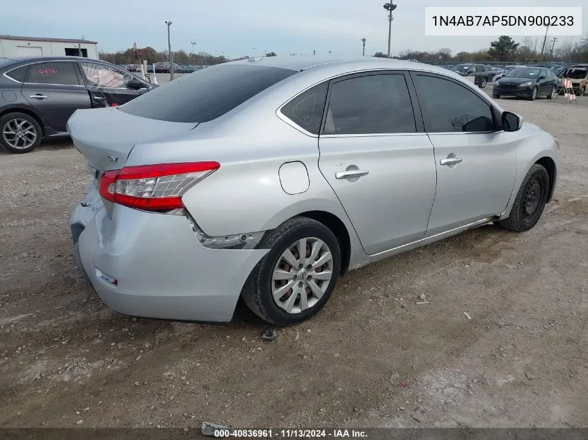 1N4AB7AP5DN900233 2013 Nissan Sentra Sv