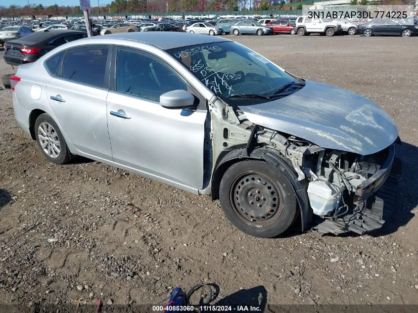 2013 Nissan Sentra Fe+ S VIN: 3N1AB7AP3DL774225 Lot: 40853060