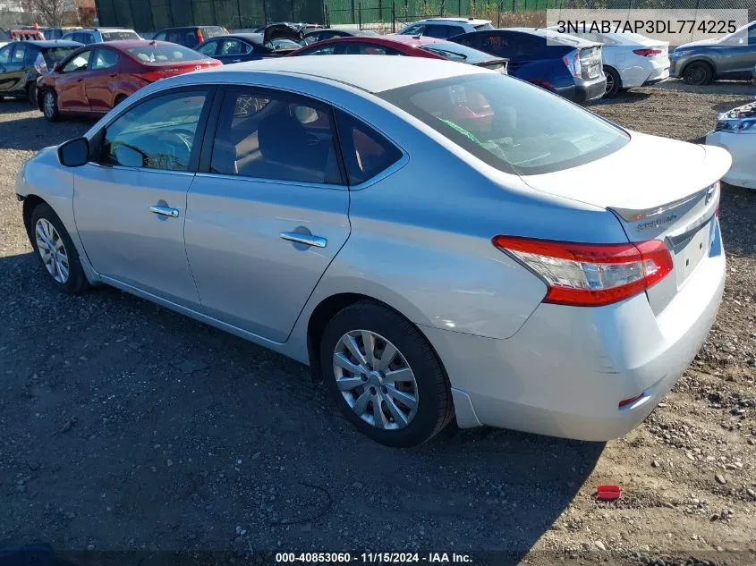 2013 Nissan Sentra Fe+ S VIN: 3N1AB7AP3DL774225 Lot: 40853060