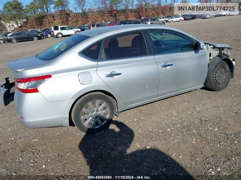 2013 Nissan Sentra Fe+ S VIN: 3N1AB7AP3DL774225 Lot: 40853060