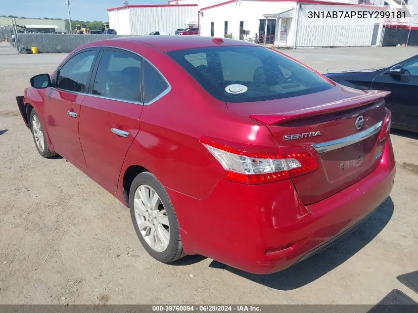 3N1AB7AP5EY299181 2014 Nissan Sentra Sl