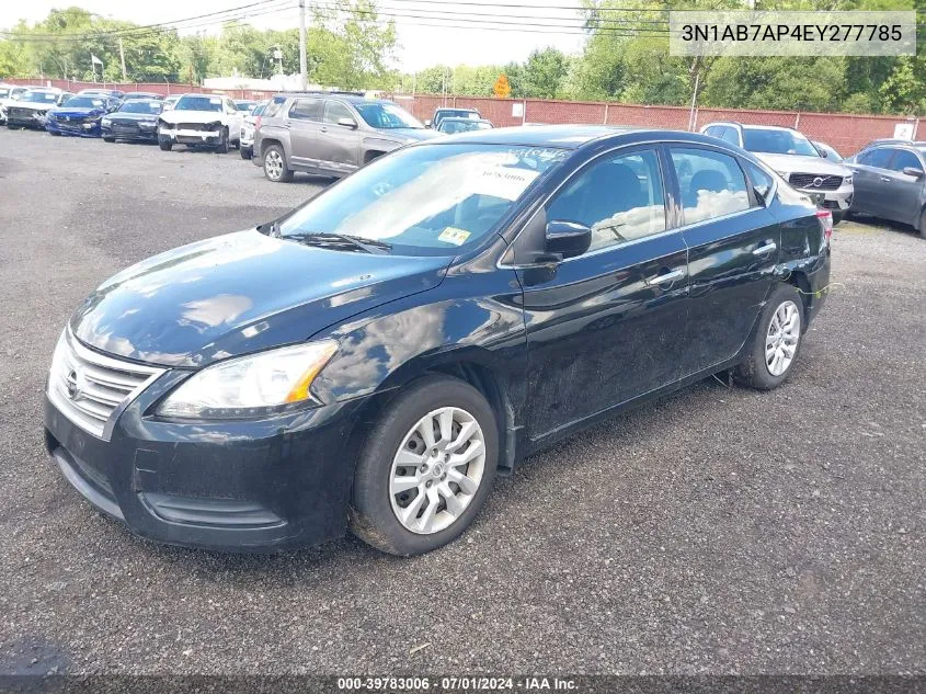 2014 Nissan Sentra S VIN: 3N1AB7AP4EY277785 Lot: 39783006