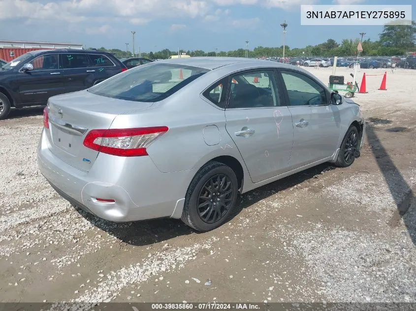 3N1AB7AP1EY275895 2014 Nissan Sentra S