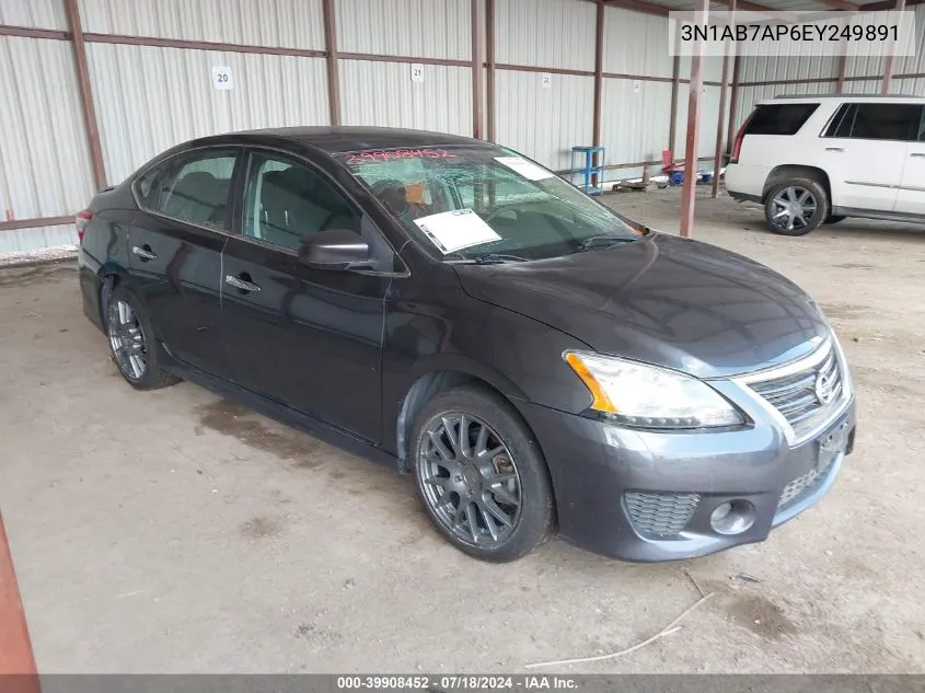 3N1AB7AP6EY249891 2014 Nissan Sentra Sr