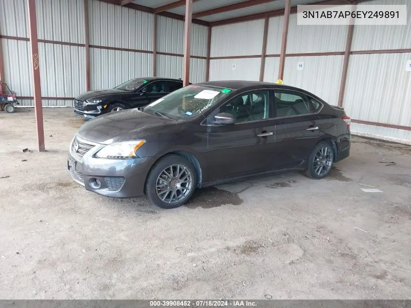 3N1AB7AP6EY249891 2014 Nissan Sentra Sr