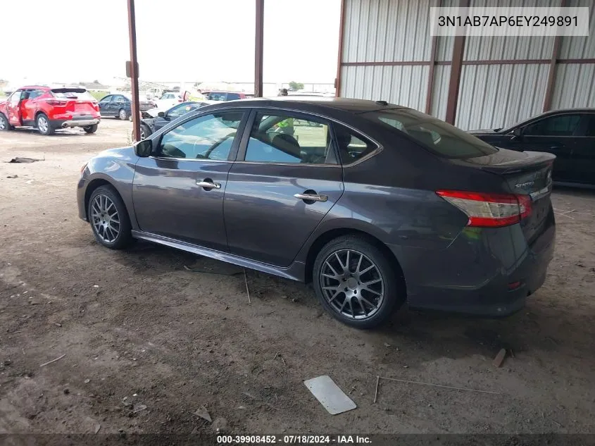 3N1AB7AP6EY249891 2014 Nissan Sentra Sr