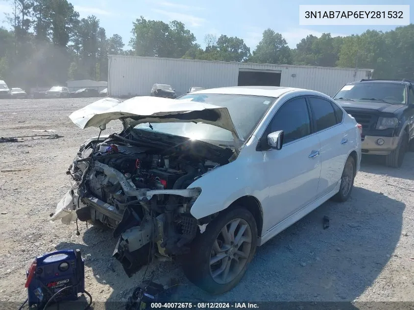 3N1AB7AP6EY281532 2014 Nissan Sentra Sr