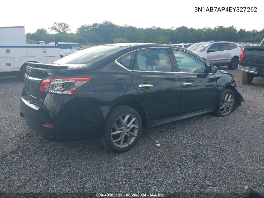 2014 Nissan Sentra Sr VIN: 3N1AB7AP4EY327262 Lot: 40103125