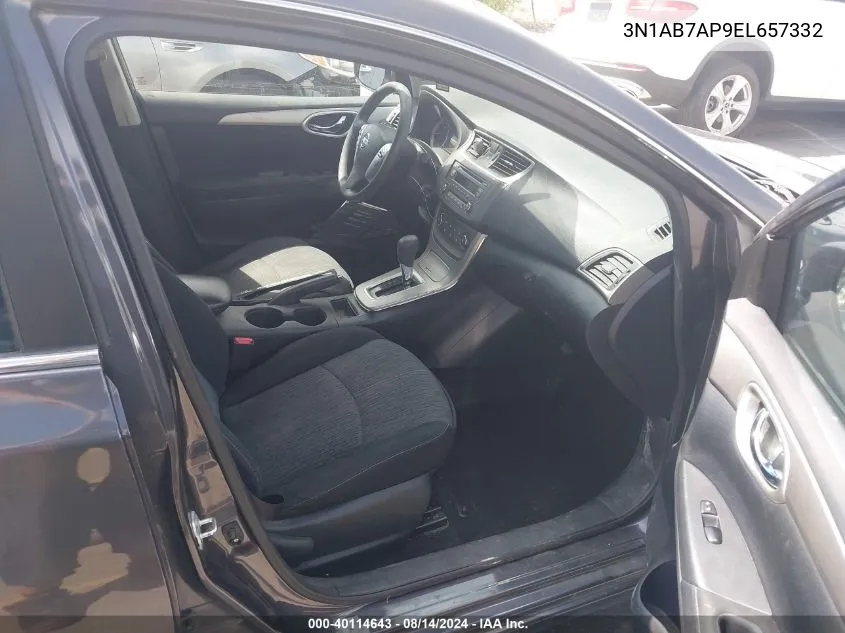 3N1AB7AP9EL657332 2014 Nissan Sentra Sv