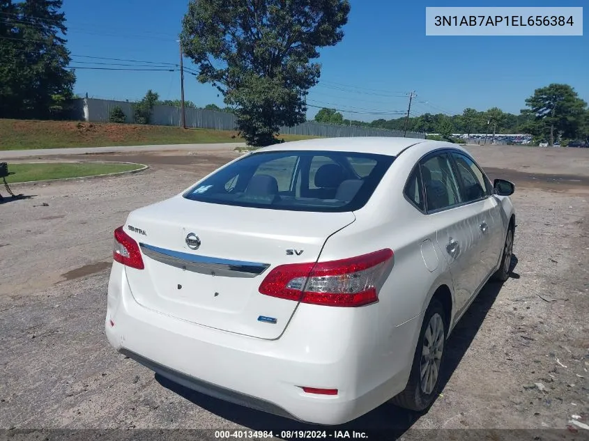 3N1AB7AP1EL656384 2014 Nissan Sentra Sv