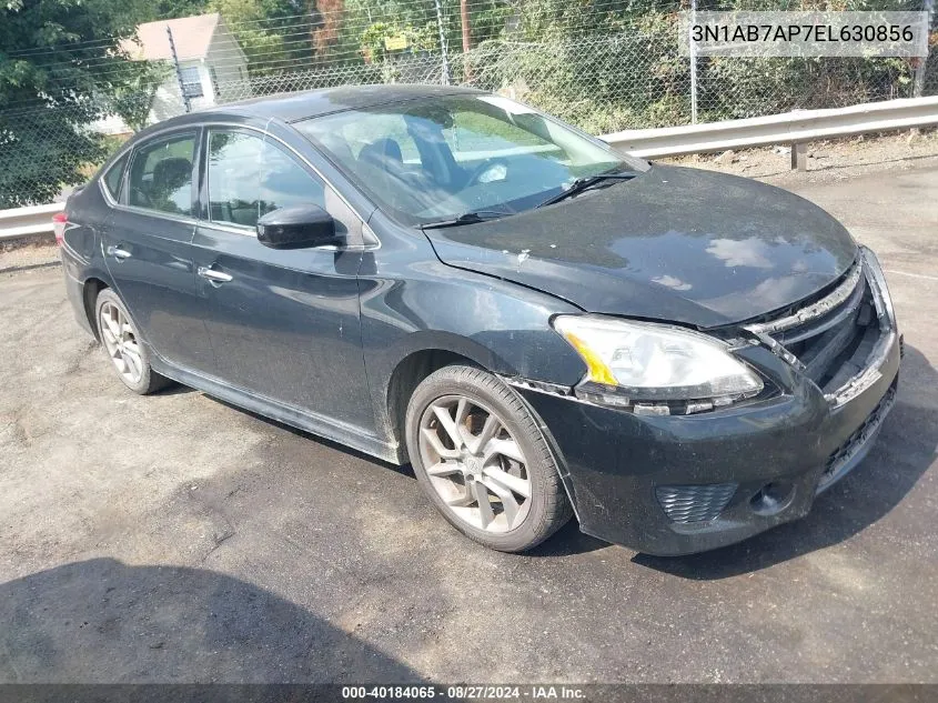 2014 Nissan Sentra Sr VIN: 3N1AB7AP7EL630856 Lot: 40184065