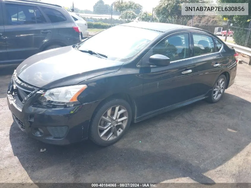 2014 Nissan Sentra Sr VIN: 3N1AB7AP7EL630856 Lot: 40184065