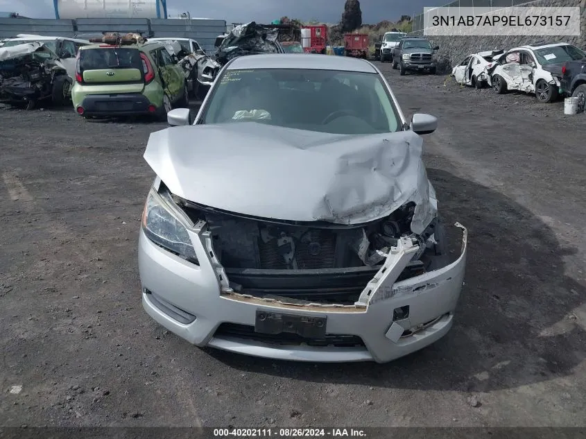 3N1AB7AP9EL673157 2014 Nissan Sentra Sv