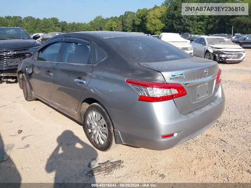 3N1AB7AP3EY236810 2014 Nissan Sentra Fe+ S/Fe+ Sv/S/Sl/Sr/Sv