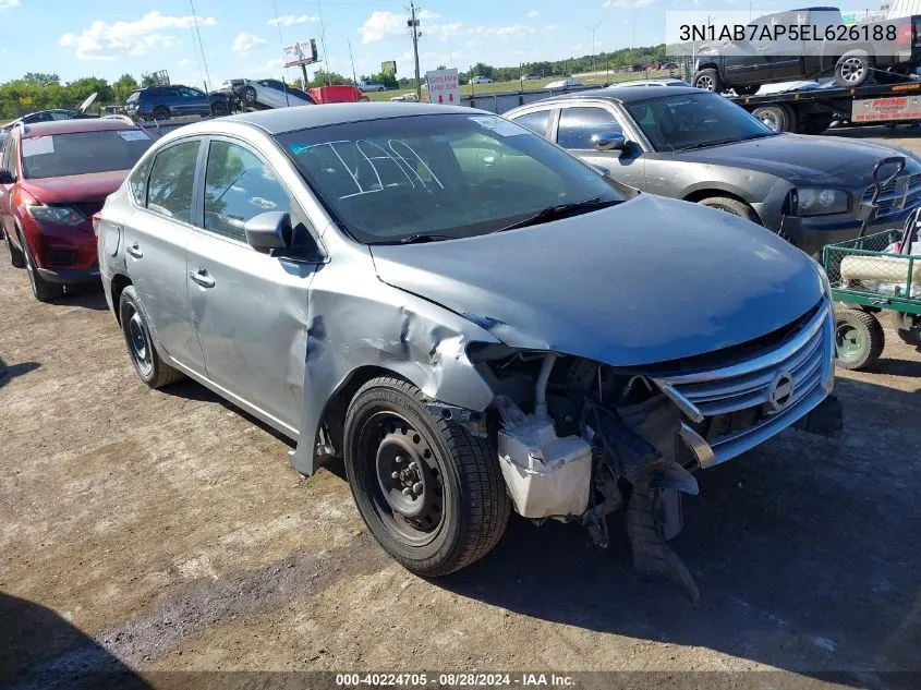 3N1AB7AP5EL626188 2014 Nissan Sentra S