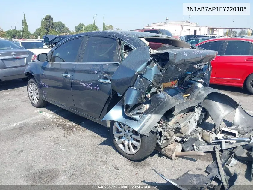 3N1AB7AP1EY220105 2014 Nissan Sentra Sv