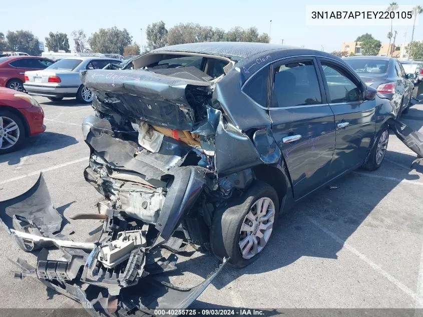 3N1AB7AP1EY220105 2014 Nissan Sentra Sv