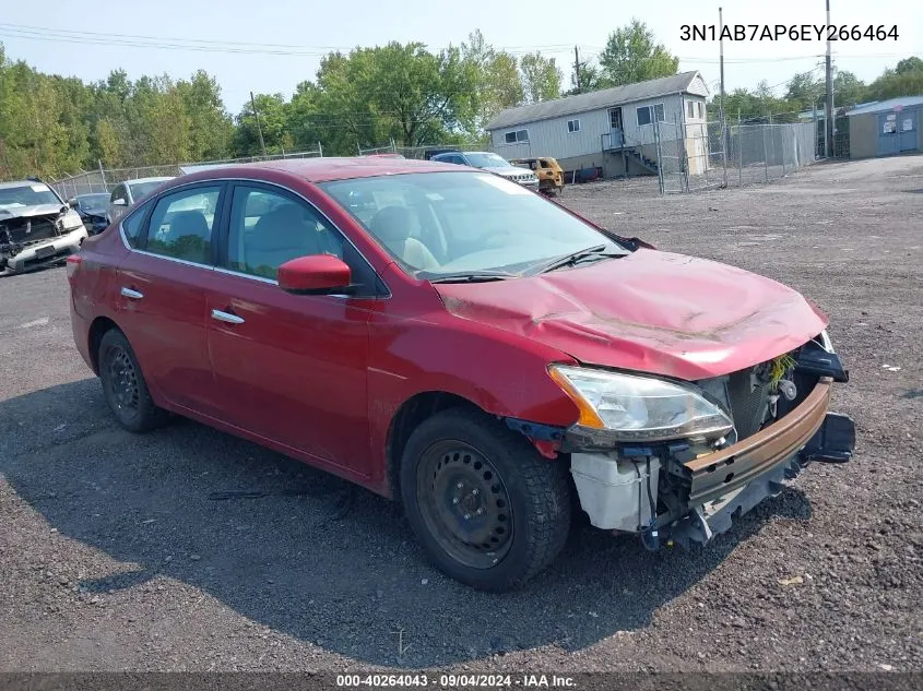 3N1AB7AP6EY266464 2014 Nissan Sentra Sv