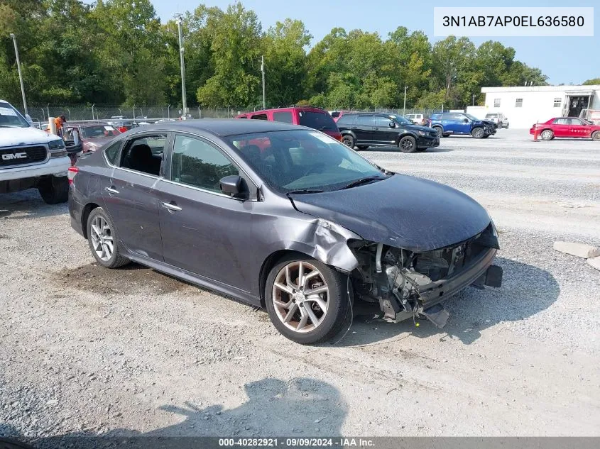 3N1AB7AP0EL636580 2014 Nissan Sentra Sr