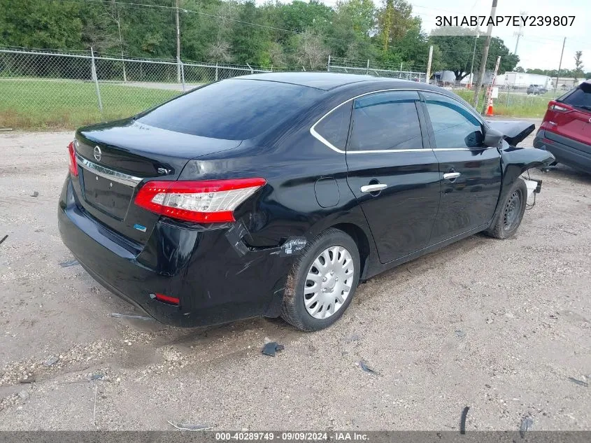 3N1AB7AP7EY239807 2014 Nissan Sentra Fe+ S/Fe+ Sv/S/Sl/Sr/Sv