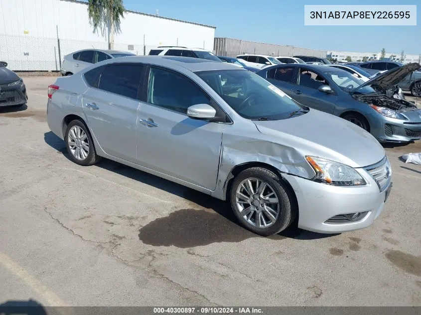 2014 Nissan Sentra S/Sv/Sr/Sl VIN: 3N1AB7AP8EY226595 Lot: 40300897