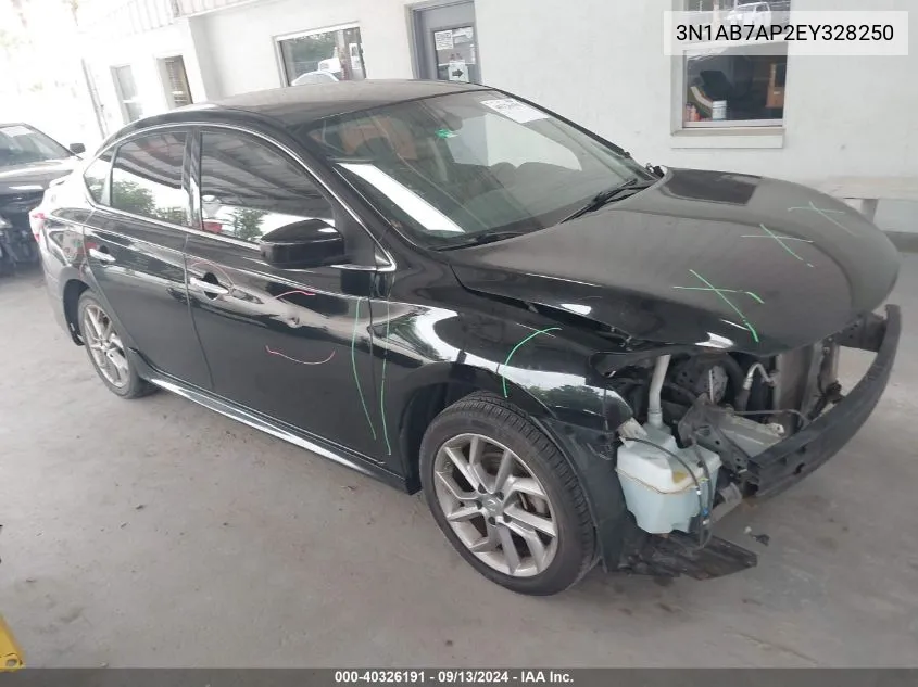 3N1AB7AP2EY328250 2014 Nissan Sentra Sr