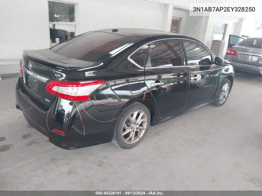 3N1AB7AP2EY328250 2014 Nissan Sentra Sr