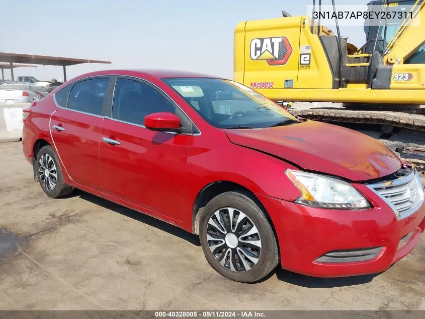 3N1AB7AP8EY267311 2014 Nissan Sentra Fe+ S/Fe+ Sv/S/Sl/Sr/Sv