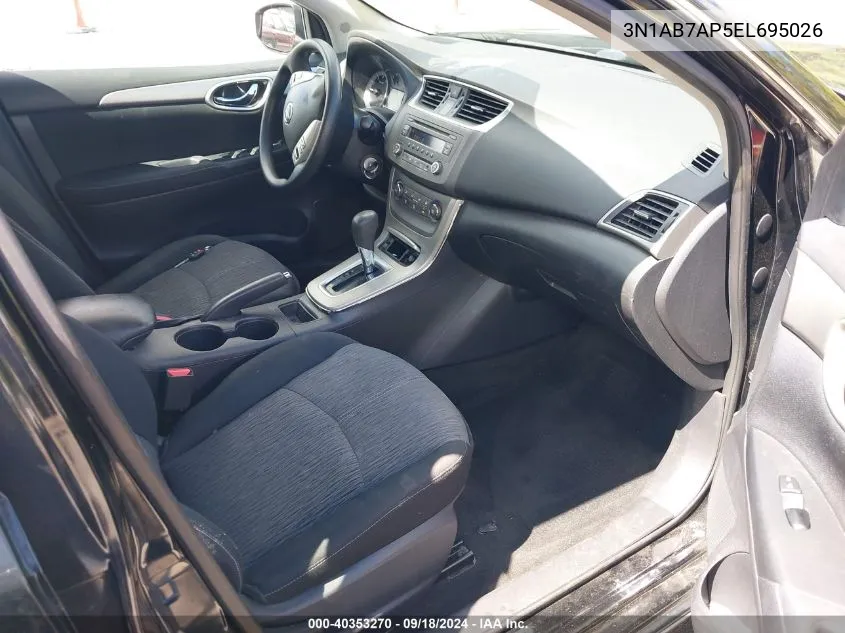 3N1AB7AP5EL695026 2014 Nissan Sentra Sv