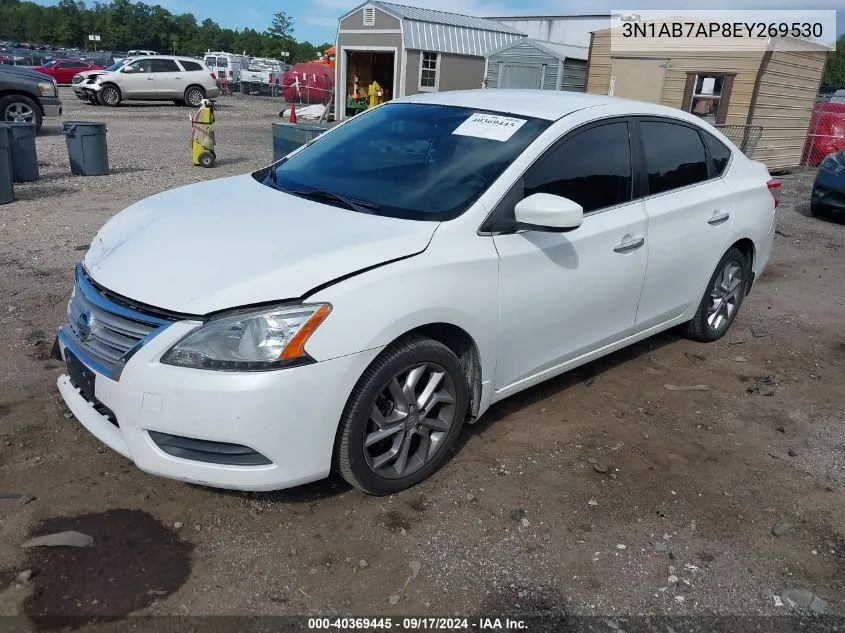 2014 Nissan Sentra Fe+ S/Fe+ Sv/S/Sl/Sr/Sv VIN: 3N1AB7AP8EY269530 Lot: 40369445