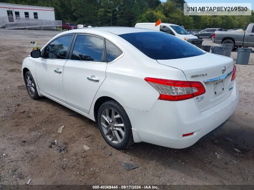 2014 Nissan Sentra Fe+ S/Fe+ Sv/S/Sl/Sr/Sv VIN: 3N1AB7AP8EY269530 Lot: 40369445