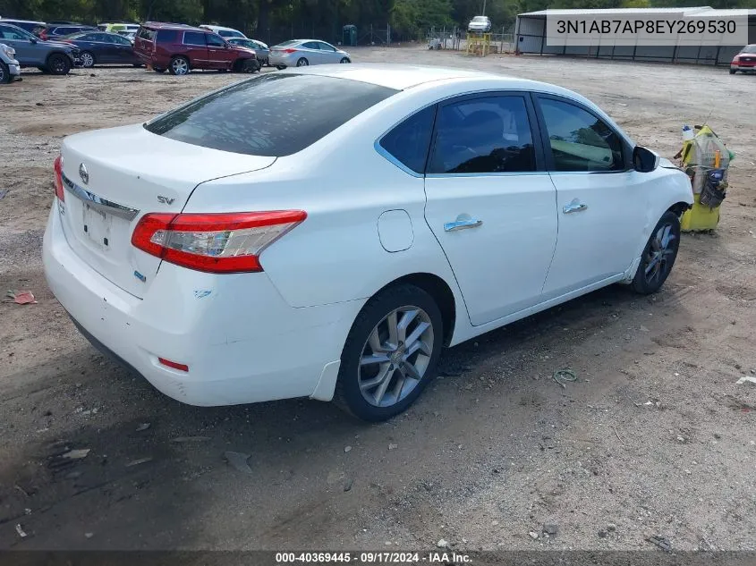 2014 Nissan Sentra Fe+ S/Fe+ Sv/S/Sl/Sr/Sv VIN: 3N1AB7AP8EY269530 Lot: 40369445