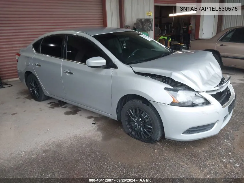 3N1AB7AP1EL630576 2014 Nissan Sentra S/Sv/Sr/Sl