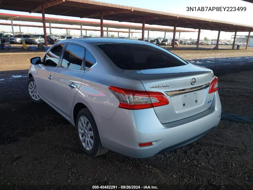 3N1AB7AP8EY223499 2014 Nissan Sentra Fe+ S/Fe+ Sv/S/Sl/Sr/Sv