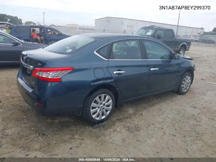 2014 Nissan Sentra Sv VIN: 3N1AB7AP8EY299370 Lot: 40508656