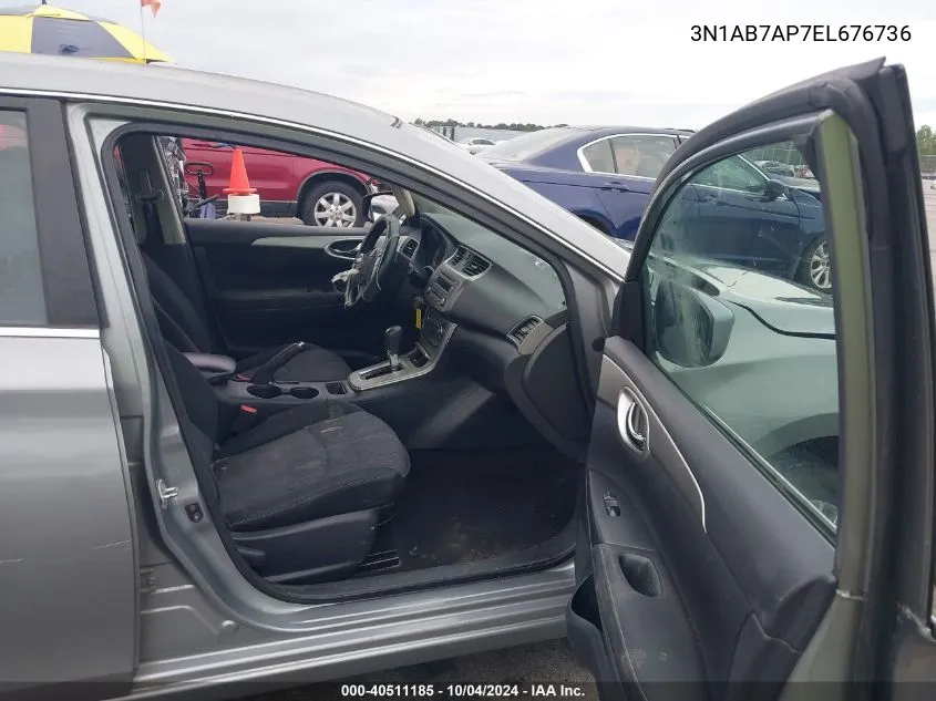 3N1AB7AP7EL676736 2014 Nissan Sentra Sv