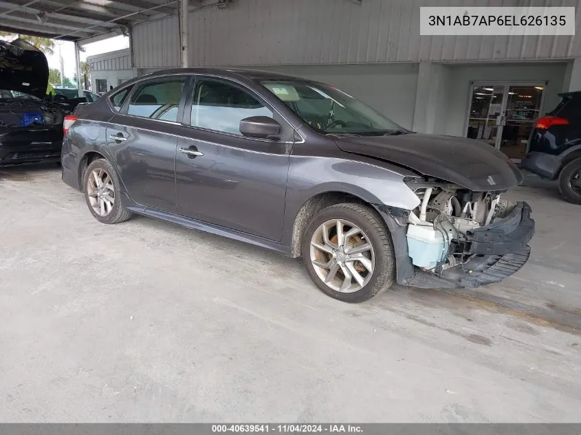 2014 Nissan Sentra Sr VIN: 3N1AB7AP6EL626135 Lot: 40639541