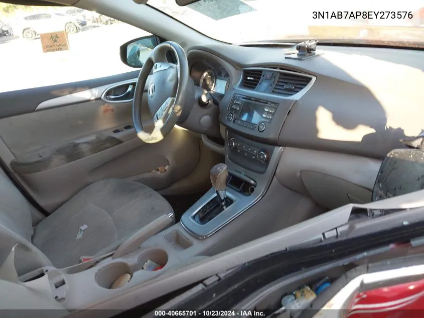 3N1AB7AP8EY273576 2014 Nissan Sentra Sv