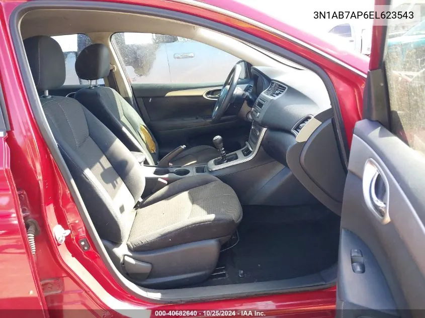 3N1AB7AP6EL623543 2014 Nissan Sentra S