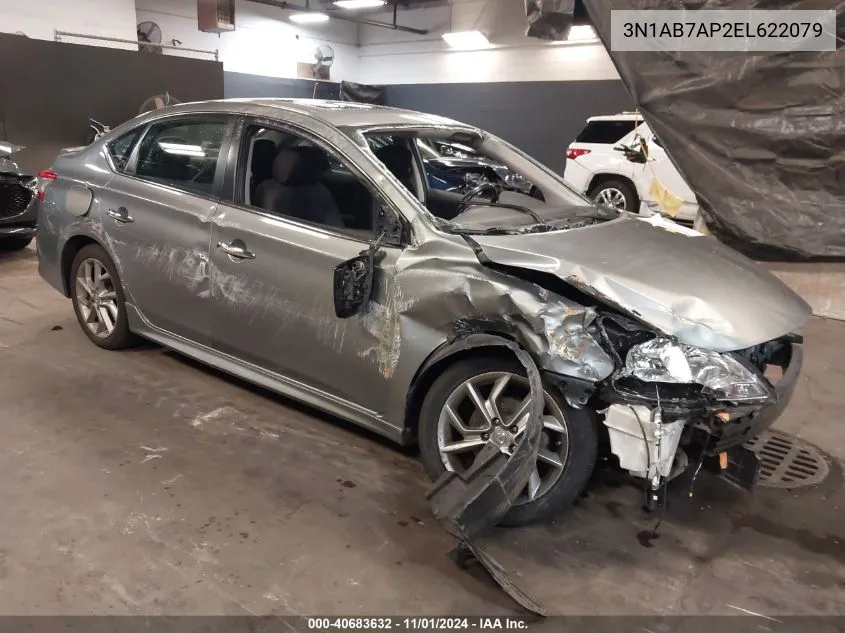 2014 Nissan Sentra Sr VIN: 3N1AB7AP2EL622079 Lot: 40683632