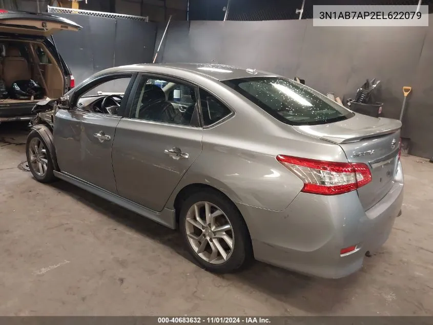 2014 Nissan Sentra Sr VIN: 3N1AB7AP2EL622079 Lot: 40683632