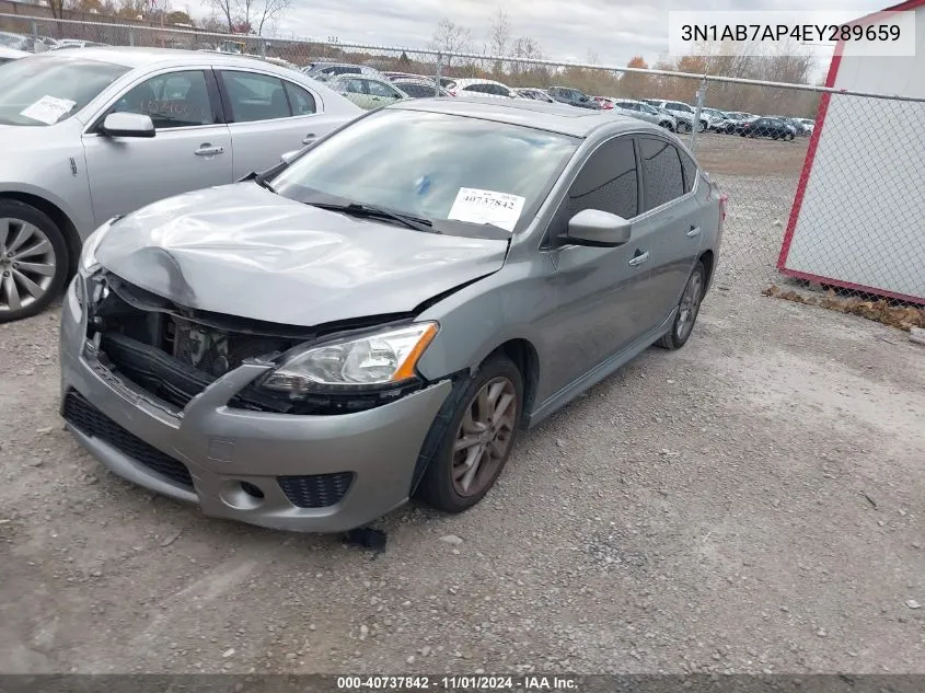 2014 Nissan Sentra Sr VIN: 3N1AB7AP4EY289659 Lot: 40737842