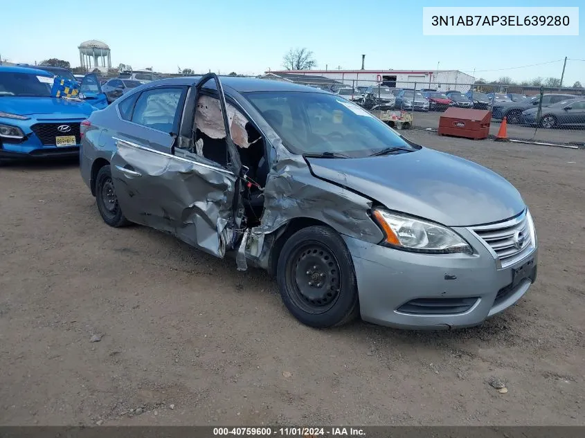 3N1AB7AP3EL639280 2014 Nissan Sentra Fe+ S/Fe+ Sv/S/Sl/Sr/Sv