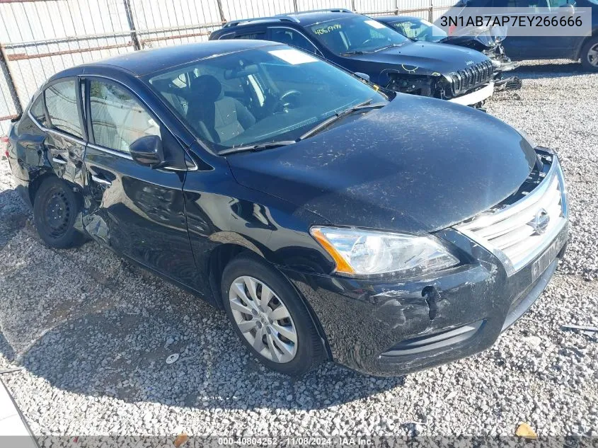 3N1AB7AP7EY266666 2014 Nissan Sentra Sv