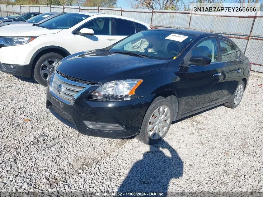 3N1AB7AP7EY266666 2014 Nissan Sentra Sv