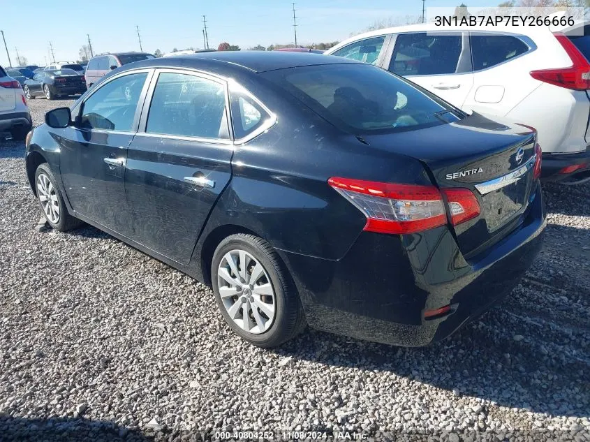 3N1AB7AP7EY266666 2014 Nissan Sentra Sv