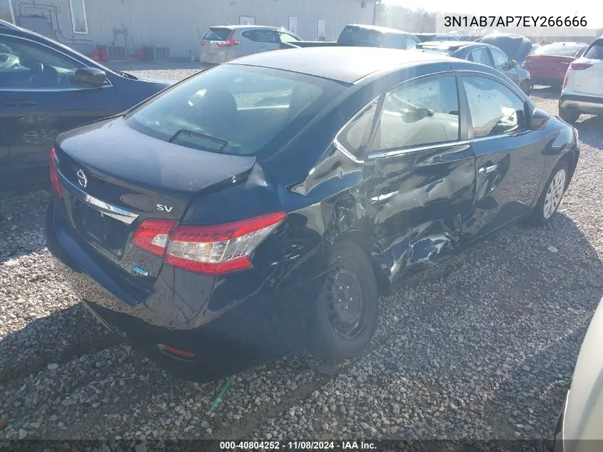 3N1AB7AP7EY266666 2014 Nissan Sentra Sv