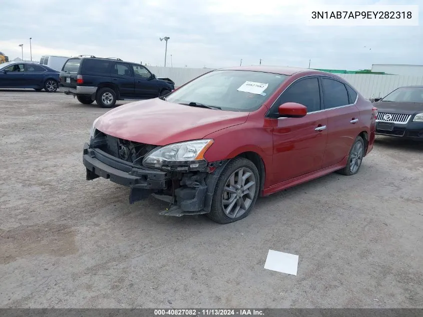 3N1AB7AP9EY282318 2014 Nissan Sentra Sr